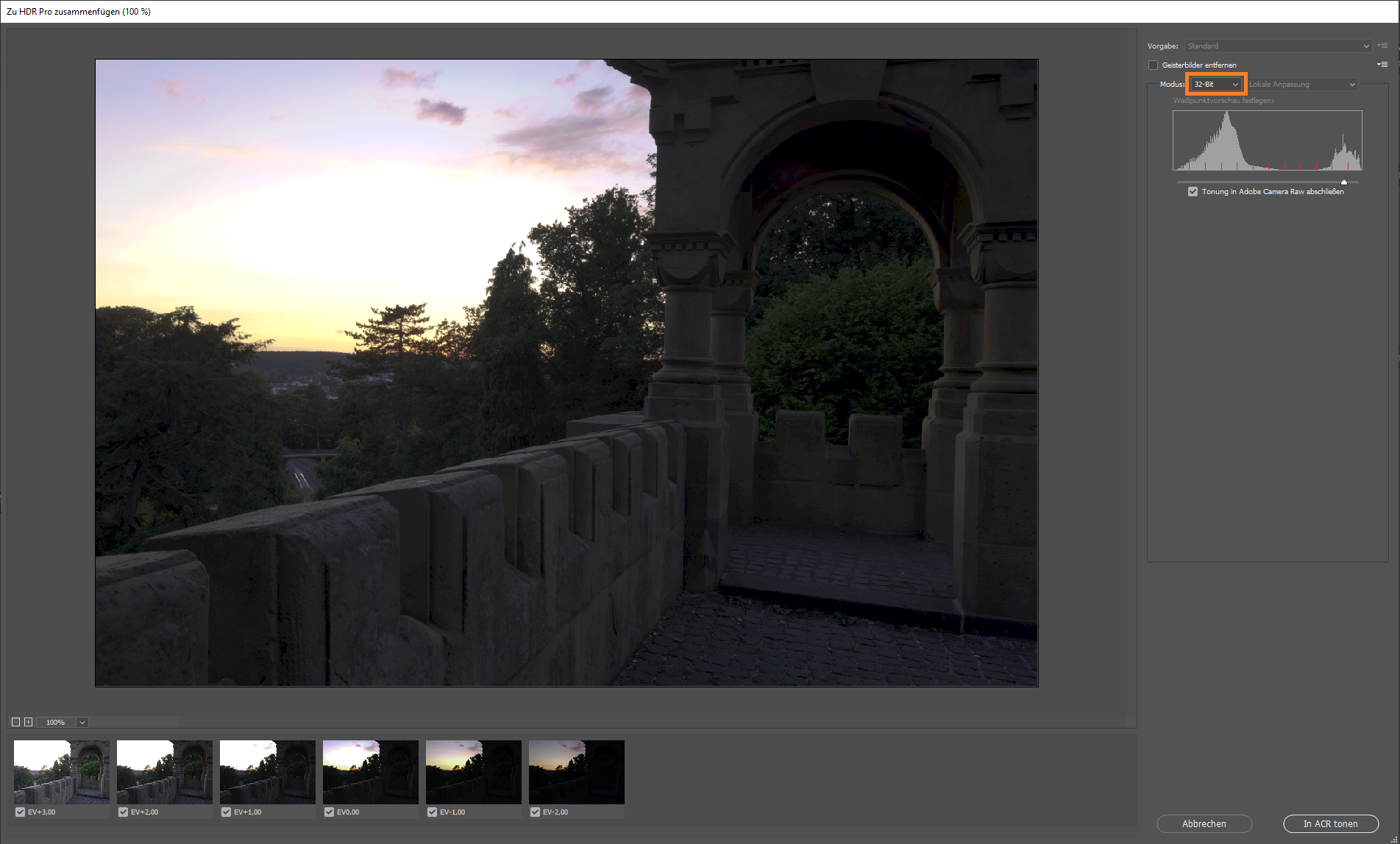 HDR mit Photoshop und Camera Raw erstellen